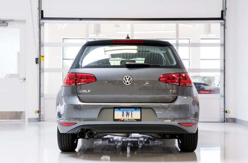 AWE Tuning VW MK7 Golf 1.8T Track Edition Exhaust w/Diamond Black Tips (90mm) AWE Tuning VW MK7 Golf 1.8T Track Edition Exhaust w/Diamond Black Tips (90mm)