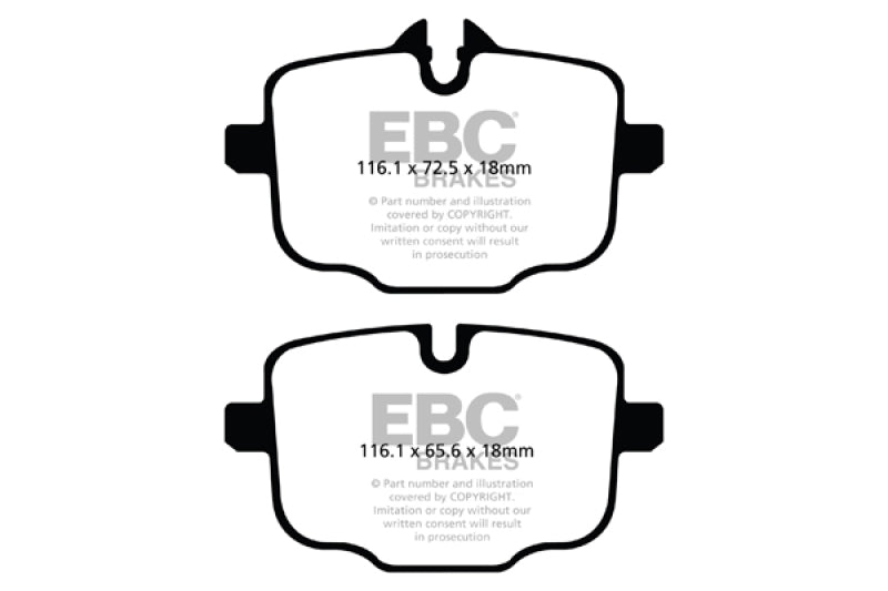 EBC 2021+ BMW M3/M4 3.0TT (G80/G82/G83) Bluestuff Rear Brake Pads EBC 2021+ BMW M3/M4 3.0TT (G80/G82/G83) Bluestuff Rear Brake Pads