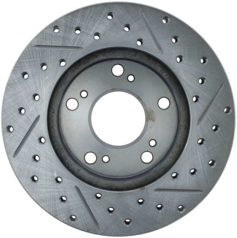 StopTech Select Sport 06-11 Honda Civic DX/EX/LX Slotted and Drilled Right Front Rotor StopTech Select Sport 06-11 Honda Civic DX/EX/LX Slotted and Drilled Right Front Rotor