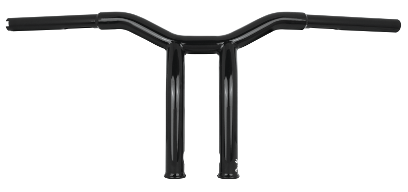 Burly Brand Dominator Raked Bar 10in - Gloss Black Burly Brand Dominator Raked Bar 10in - Gloss Black