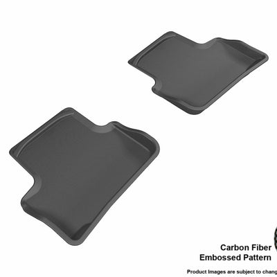 3D MAXpider 2005-2010 Chevrolet Cobalt Kagu 2nd Row Floormats - Black