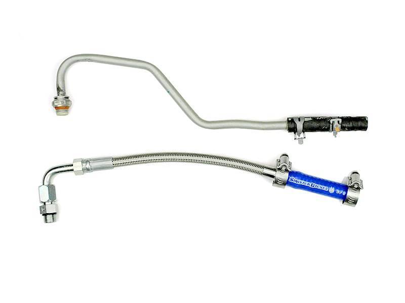 Sinister Diesel Turbo Coolant Feed Line for 2011-2016 Ford Powerstroke 6.7L Sinister Diesel Turbo Coolant Feed Line for 2011-2016 Ford Powerstroke 6.7L