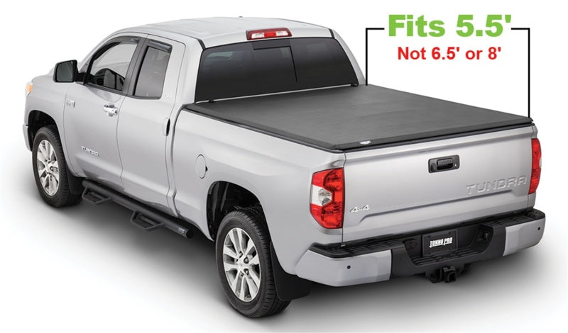 Tonno Pro 14-19 Toyota Tundra 5.5ft Fleetside Tonno Fold Tri-Fold Tonneau Cover Tonno Pro 14-19 Toyota Tundra 5.5ft Fleetside Tonno Fold Tri-Fold Tonneau Cover