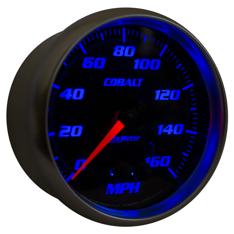 Autometer Cobalt 5in 0-140MPH In-Dash Electronic GPS Programmable Speedometer Autometer Cobalt 5in 0-140MPH In-Dash Electronic GPS Programmable Speedometer
