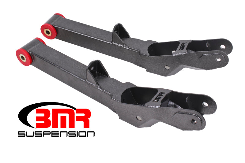BMR 10-15 5th Gen Camaro Rear Lower Control Arms Non-Adj. (Polyurethane) - Black Hammertone BMR 10-15 5th Gen Camaro Rear Lower Control Arms Non-Adj. (Polyurethane) - Black Hammertone