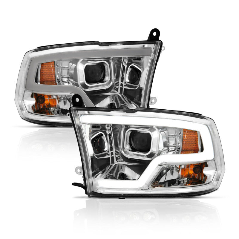 ANZO 09-18 Dodge Ram 1500 Plank Style Projector Headlights Chrome w/ Halo ANZO 09-18 Dodge Ram 1500 Plank Style Projector Headlights Chrome w/ Halo