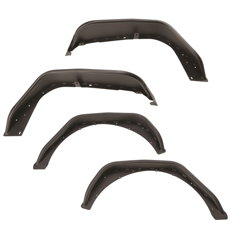 Rugged Ridge HD Steel Tube Fenders Full Set Black 18-19 JL Rugged Ridge HD Steel Tube Fenders Full Set Black 18-19 JL