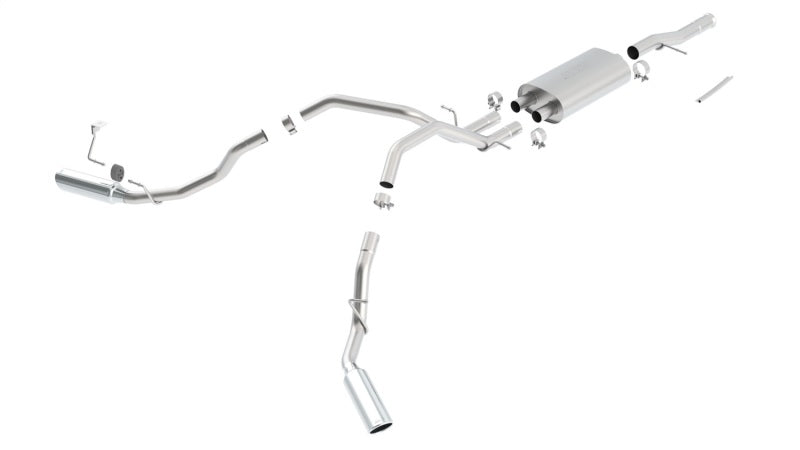 Borla 09-12 Chevrolet Silverado / 09-12 GMC Sierra 1500 WT/SLE/LT 4.8L/5.3L/6.0L SS Catback Exhaust Borla 09-12 Chevrolet Silverado / 09-12 GMC Sierra 1500 WT/SLE/LT 4.8L/5.3L/6.0L SS Catback Exhaust