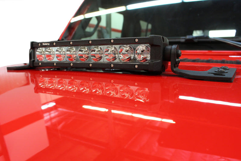 Go Rhino 18-20 Jeep Wrangler JL/JLU/Gladiator JT Light Mount - 10in Single Row Go Rhino 18-20 Jeep Wrangler JL/JLU/Gladiator JT Light Mount - 10in Single Row