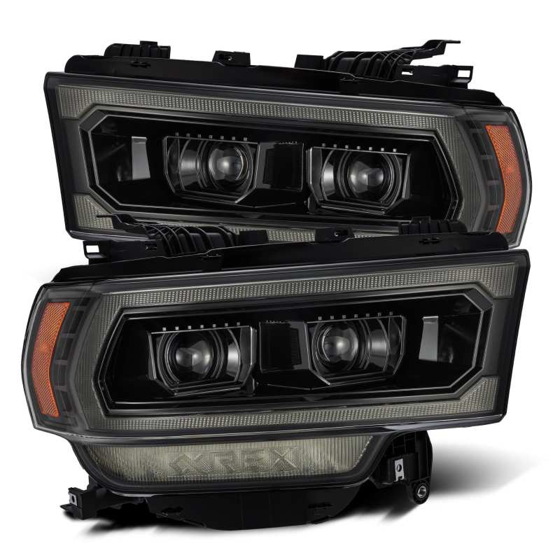 AlphaRex 19-21 Ram 2500 PRO-Series Projector Headlights Plank Style Alpha Black w/Activation Light AlphaRex 19-21 Ram 2500 PRO-Series Projector Headlights Plank Style Alpha Black w/Activation Light