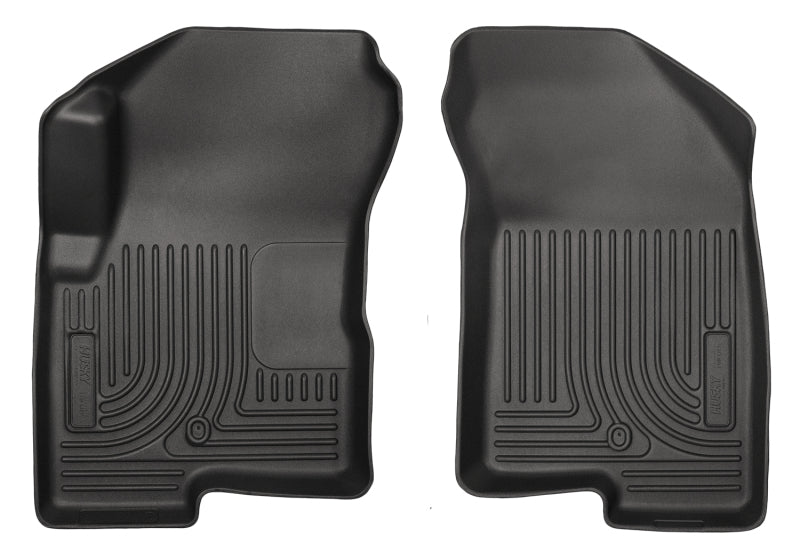 Husky Liners 07-12 Dodge Caliber / 07-12 Jeep Compass WeatherBeater Front Row Black Floor Liners Husky Liners 07-12 Dodge Caliber / 07-12 Jeep Compass WeatherBeater Front Row Black Floor Liners