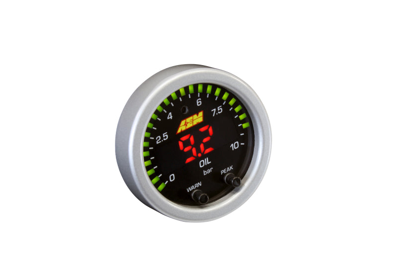 AEM X-Series 0-150 Oil Pressure Gauge Kit AEM X-Series 0-150 Oil Pressure Gauge Kit