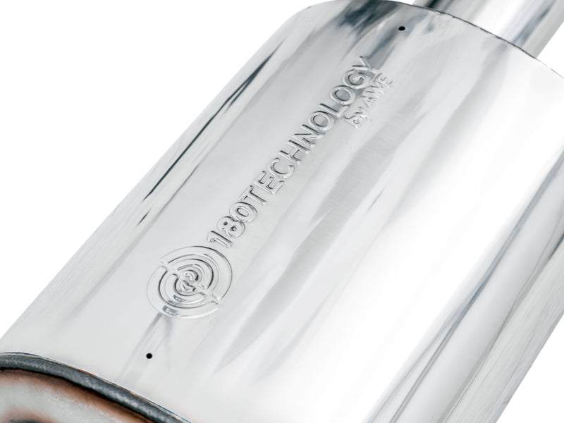 AWE Tuning 4th Gen GM 1500 6.2L 0FG Catback Split Rear Exit (w/ Bumper Cutouts) - Quad Chrome Tips AWE Tuning 4th Gen GM 1500 6.2L 0FG Catback Split Rear Exit (w/ Bumper Cutouts) - Quad Chrome Tips