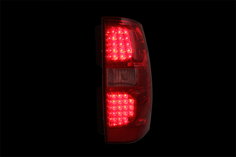 ANZO 2007-2013 Chevrolet Avalanche LED Taillights Red/Clear ANZO 2007-2013 Chevrolet Avalanche LED Taillights Red/Clear