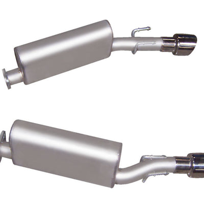 Gibson 05-06 Pontiac GTO Base 6.0L 2.5in Axle-Back Dual Exhaust - Stainless