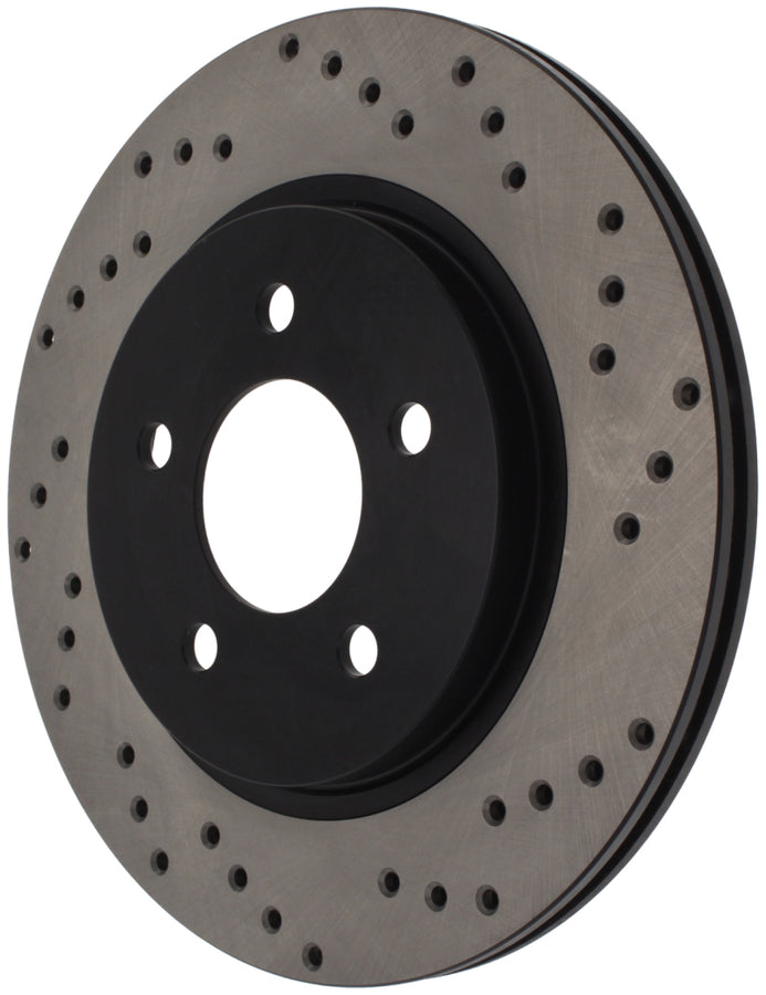 StopTech 05-10 Ford Mustang V6/4.0L / GT V8/4.6L Cross Drilled Right Rear Rotor StopTech 05-10 Ford Mustang V6/4.0L / GT V8/4.6L Cross Drilled Right Rear Rotor