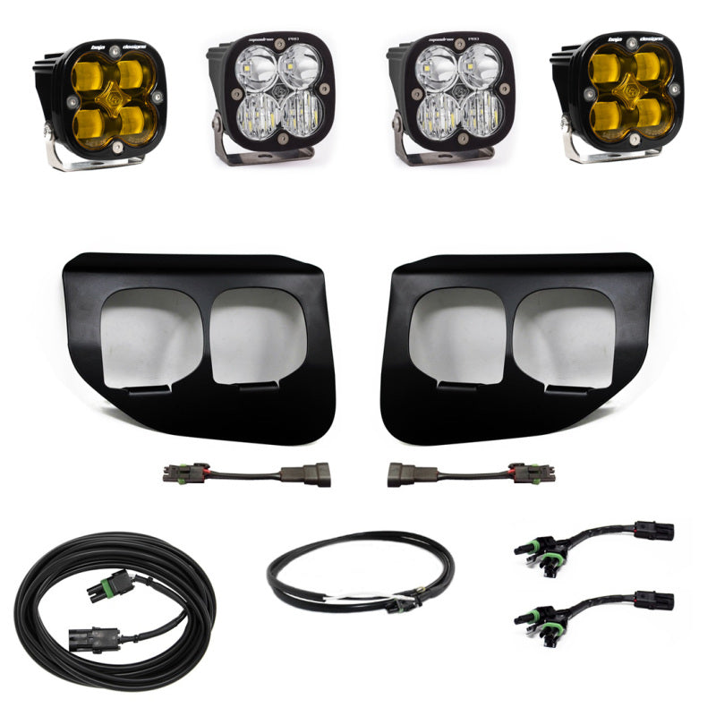 Baja Designs 2020+ Ford Super Duty Fog Lights FPK Amber SAE/Pro DC Baja Designs w/Upfitter Baja Designs 2020+ Ford Super Duty Fog Lights FPK Amber SAE/Pro DC Baja Designs w/Upfitter