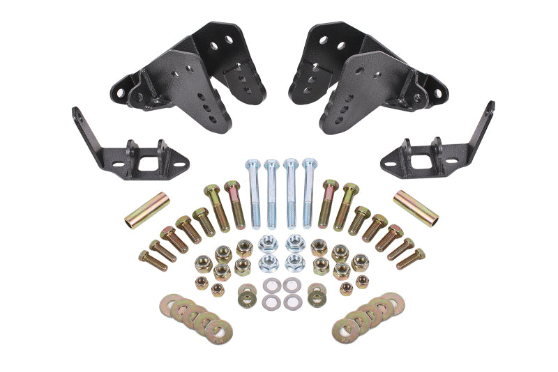 BMR 78-87 G-Body Rear Coilover Conversion Kit w/ Control Arm Bracket - Black Hammertone BMR 78-87 G-Body Rear Coilover Conversion Kit w/ Control Arm Bracket - Black Hammertone