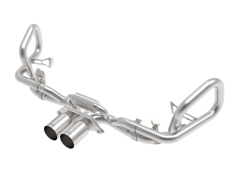 afe 14-16 Porsche 911 GT3 991.1 H6 3.8L MACH Force-Xp 304 SS Cat-Back Exhaust System w/ Brushed Tips afe 14-16 Porsche 911 GT3 991.1 H6 3.8L MACH Force-Xp 304 SS Cat-Back Exhaust System w/ Brushed Tips