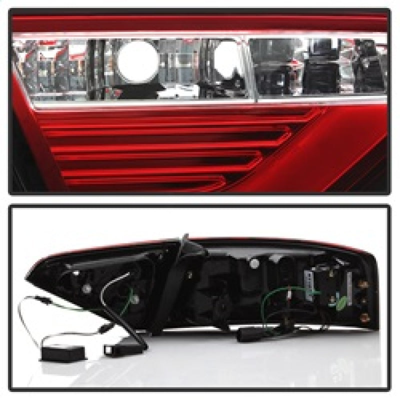 Spyder 08-12 Audi A5 LED Tail Lights - Red Clear ALT-YD-AA508V2-LED-RC Spyder 08-12 Audi A5 LED Tail Lights - Red Clear ALT-YD-AA508V2-LED-RC