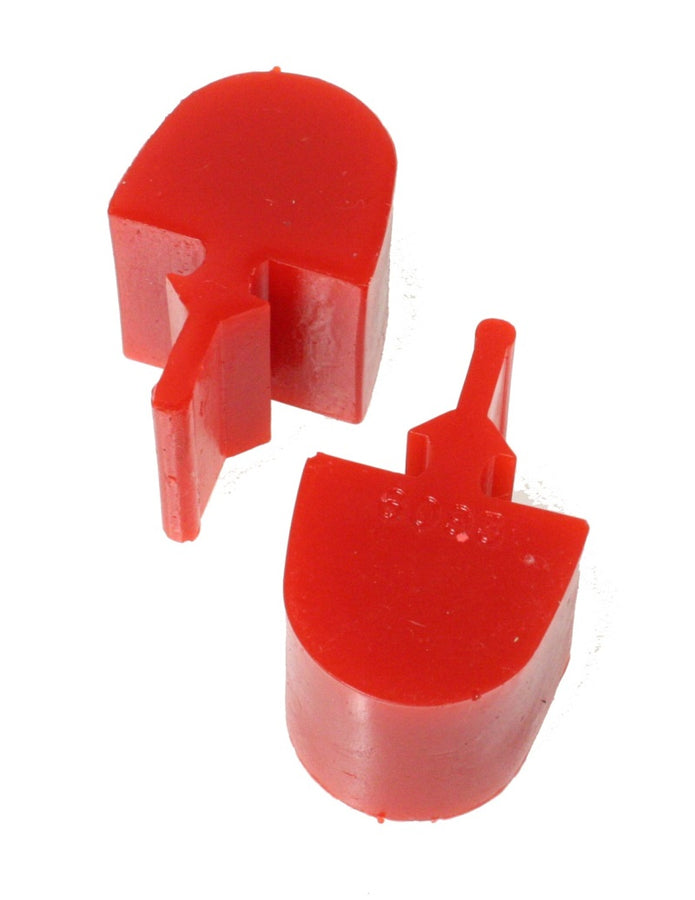 Energy Suspension GM Pull Thru Style Red Bump Stop Set Energy Suspension GM Pull Thru Style Red Bump Stop Set