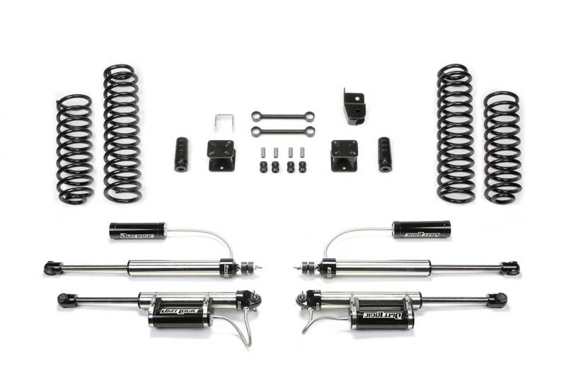 Fabtech 07-18 Jeep JK 4WD 4-Door 3in Sport System w/DL 2.25 Resi Shocks Fabtech 07-18 Jeep JK 4WD 4-Door 3in Sport System w/DL 2.25 Resi Shocks