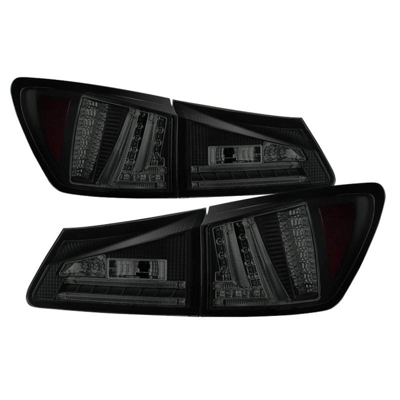 Spyder Lexus IS250 06-08 LED Tail Lights Black Smoke ALT-YD-LIS06-LED-BSM Spyder Lexus IS250 06-08 LED Tail Lights Black Smoke ALT-YD-LIS06-LED-BSM