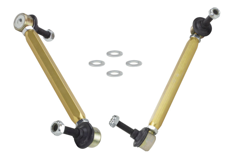 Whiteline 02-06 Mini Cooper S Front Swaybar link kit-Adjustable ball end links Whiteline 02-06 Mini Cooper S Front Swaybar link kit-Adjustable ball end links