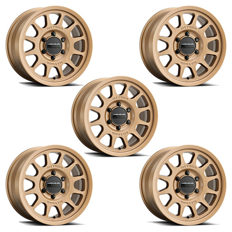 Ford Racing 21-23 Bronco (Excl Bronco Raptor) 17x8.5 Method Bronze Wheel Kit Ford Racing 21-23 Bronco (Excl Bronco Raptor) 17x8.5 Method Bronze Wheel Kit