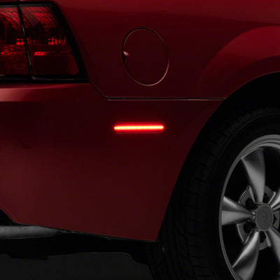 Raxiom 99-04 Ford Mustang Axial Series LED Rear Side Marker Lights- Smoked