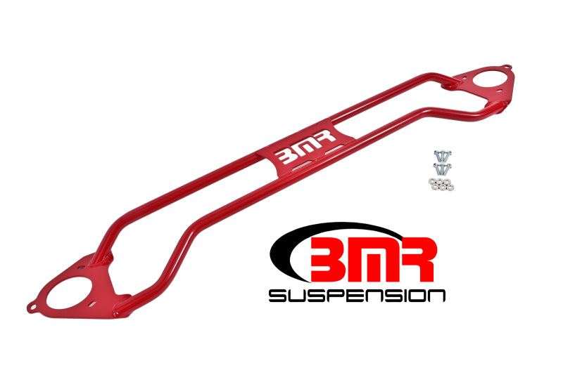 BMR 16-17 6th Gen Camaro Front Twin Tube Design Strut Tower Brace - Red BMR 16-17 6th Gen Camaro Front Twin Tube Design Strut Tower Brace - Red