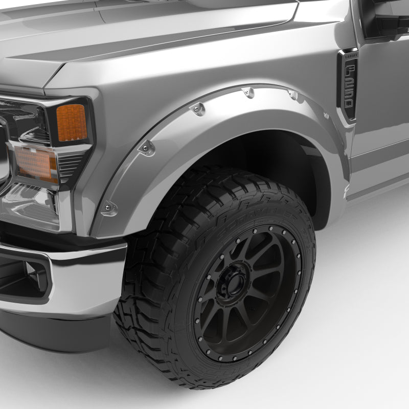 EGR 2017 Ford Super Duty Bolt-On Look Color Match Fender Flares - Set - Ingot Silver EGR 2017 Ford Super Duty Bolt-On Look Color Match Fender Flares - Set - Ingot Silver