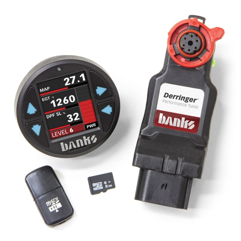 Banks Power 17-19 GM 2500 6.6L L5P Derringer Tuner (Gen 2) w/ 1.8in iDash DataMonster Banks Power 17-19 GM 2500 6.6L L5P Derringer Tuner (Gen 2) w/ 1.8in iDash DataMonster