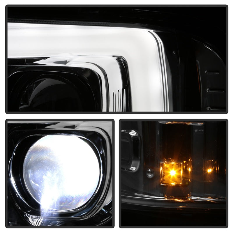 Spyder Platinum Ford F250/350/450 05-07 High-Power LED Module Proj. Headlights-Chrome (PRO-YD-FS05V2 Spyder Platinum Ford F250/350/450 05-07 High-Power LED Module Proj. Headlights-Chrome (PRO-YD-FS05V2