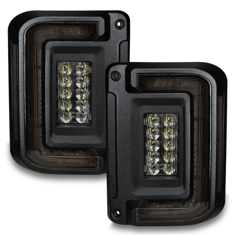 Oracle 07-17 Jeep Wrangler JK Flush Mount LED Tail Lights - Tinted SEE WARRANTY Oracle 07-17 Jeep Wrangler JK Flush Mount LED Tail Lights - Tinted SEE WARRANTY