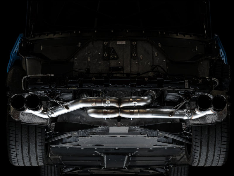 AWE Tuning 2020 Chevrolet Corvette (C8) Track Edition Exhaust - Quad Diamond Black Tips AWE Tuning 2020 Chevrolet Corvette (C8) Track Edition Exhaust - Quad Diamond Black Tips