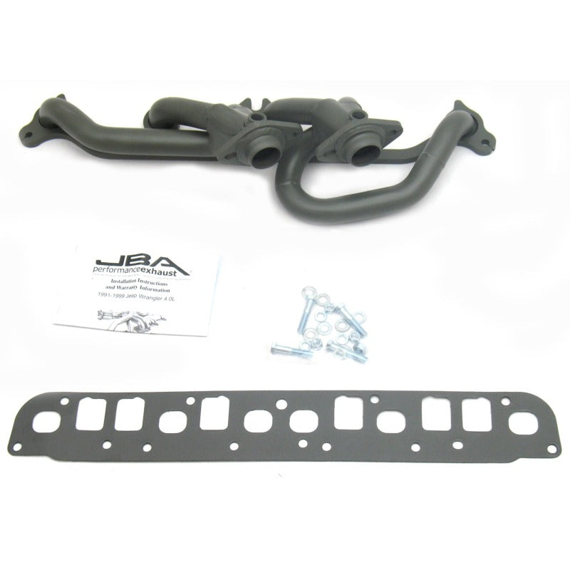 JBA 00-06 Jeep Wrangler 4.0L 1-1/2in Primary Ti Ctd Cat4Ward Header JBA 00-06 Jeep Wrangler 4.0L 1-1/2in Primary Ti Ctd Cat4Ward Header