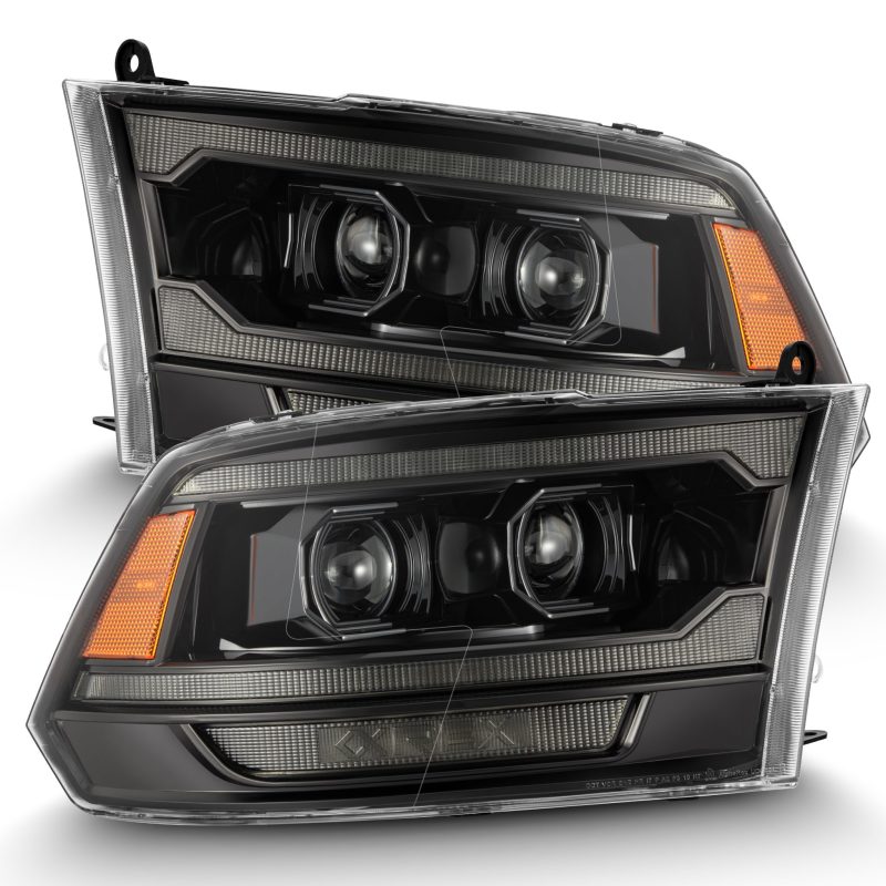 AlphaRex 09-18 RAM 1500 PRO-Series Proj Headlights Alpha-Black w/Sequential Signal & Top/Middle DRL AlphaRex 09-18 RAM 1500 PRO-Series Proj Headlights Alpha-Black w/Sequential Signal & Top/Middle DRL