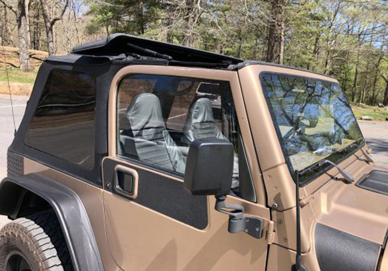 Rampage 18-21 Jeep Wrangler (JL) Unlimited Frameless TrailView Fastback Soft Top Kit - Black Diamond Rampage 18-21 Jeep Wrangler (JL) Unlimited Frameless TrailView Fastback Soft Top Kit - Black Diamond