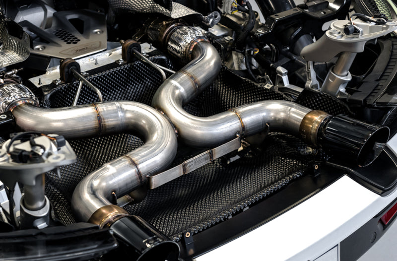 AWE Tuning McLaren 720S Performance Exhaust - Diamond Black Tips AWE Tuning McLaren 720S Performance Exhaust - Diamond Black Tips