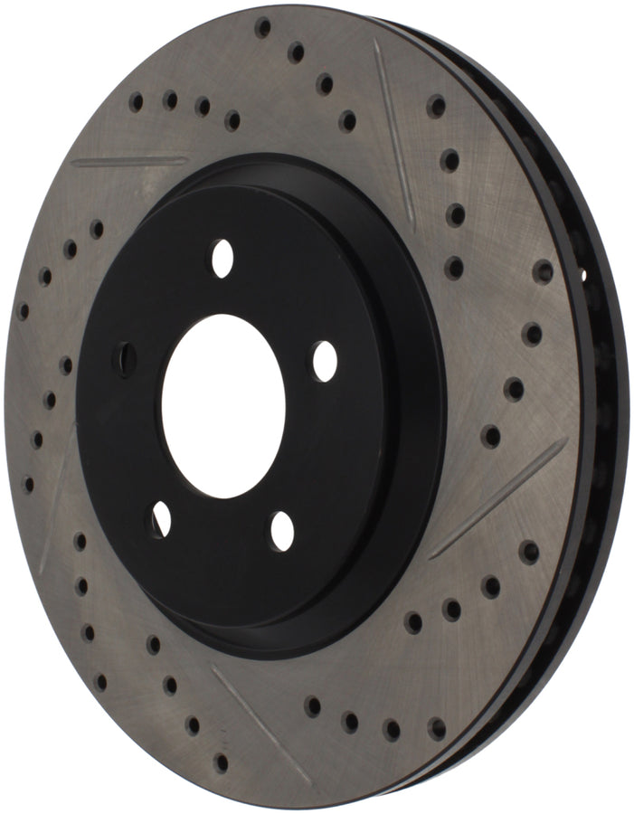 StopTech 05-10 Ford Mustang GT Front Right Slotted & Drilled Rotor StopTech 05-10 Ford Mustang GT Front Right Slotted & Drilled Rotor