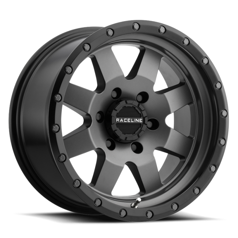 Raceline 935G Defender 17x9in / 5x127 BP / -12mm Offset / 83.82mm Bore - Gunmetal Wheel Raceline 935G Defender 17x9in / 5x127 BP / -12mm Offset / 83.82mm Bore - Gunmetal Wheel