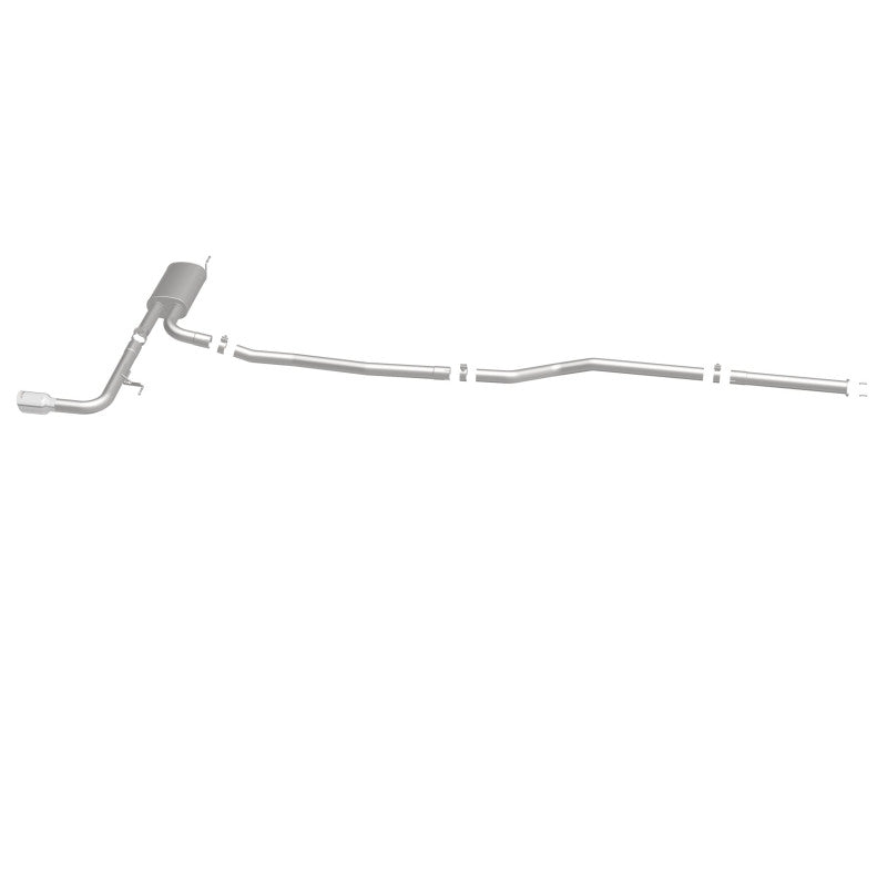 MagnaFlow Cat Back, SS, 2.5in, Street, Single Straight Pass. Polished 4in Tip, 2015 Ford Fusion 2.5L MagnaFlow Cat Back, SS, 2.5in, Street, Single Straight Pass. Polished 4in Tip, 2015 Ford Fusion 2.5L