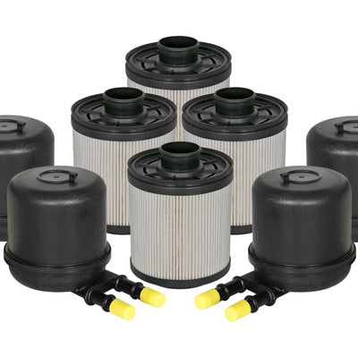 aFe Pro GUARD D2 Fuel Filter 11-17 Ford Diesel Trucks V8 6.7L (td) (4 Pack)