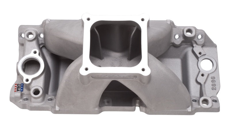 Edelbrock Manifold BBC Short Deck Super Victor 565 Conventional Rect Port Heads Edelbrock Manifold BBC Short Deck Super Victor 565 Conventional Rect Port Heads