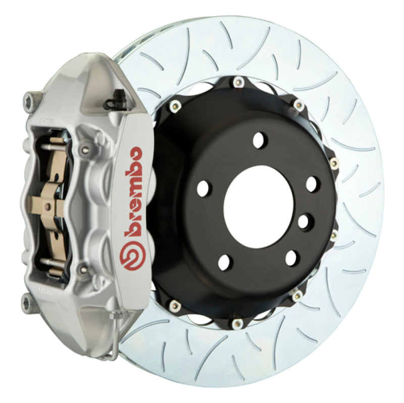 Brembo 14+ Q50/Q50S (Excl. AWD) Rear GT BBK 4 Piston Cast 380x28 2pc Rotor Slotted Type-3-Silver Brembo 14+ Q50/Q50S (Excl. AWD) Rear GT BBK 4 Piston Cast 380x28 2pc Rotor Slotted Type-3-Silver