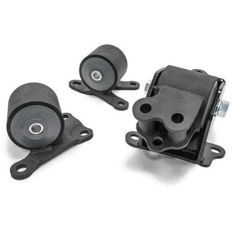 Innovative 96-00 Civic B/D Series Black Steel Mounts 85A Bushings (3 Bolt) Innovative 96-00 Civic B/D Series Black Steel Mounts 85A Bushings (3 Bolt)