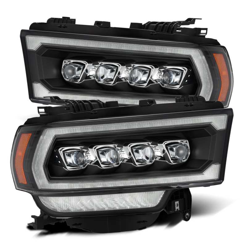 AlphaRex 19-21 Ram 2500 NOVA LED Proj Headlights Plank Style Black w/Activ Light/Seq Signal/DRL AlphaRex 19-21 Ram 2500 NOVA LED Proj Headlights Plank Style Black w/Activ Light/Seq Signal/DRL