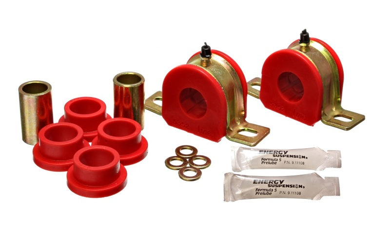 Energy Suspension 1-1/16in Greaseable S/B Set - Red Energy Suspension 1-1/16in Greaseable S/B Set - Red
