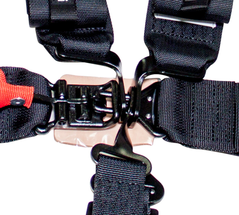 NRG SFI 16.1 5PT 3in Seat Belt Harness / Latch Link - Black NRG SFI 16.1 5PT 3in Seat Belt Harness / Latch Link - Black